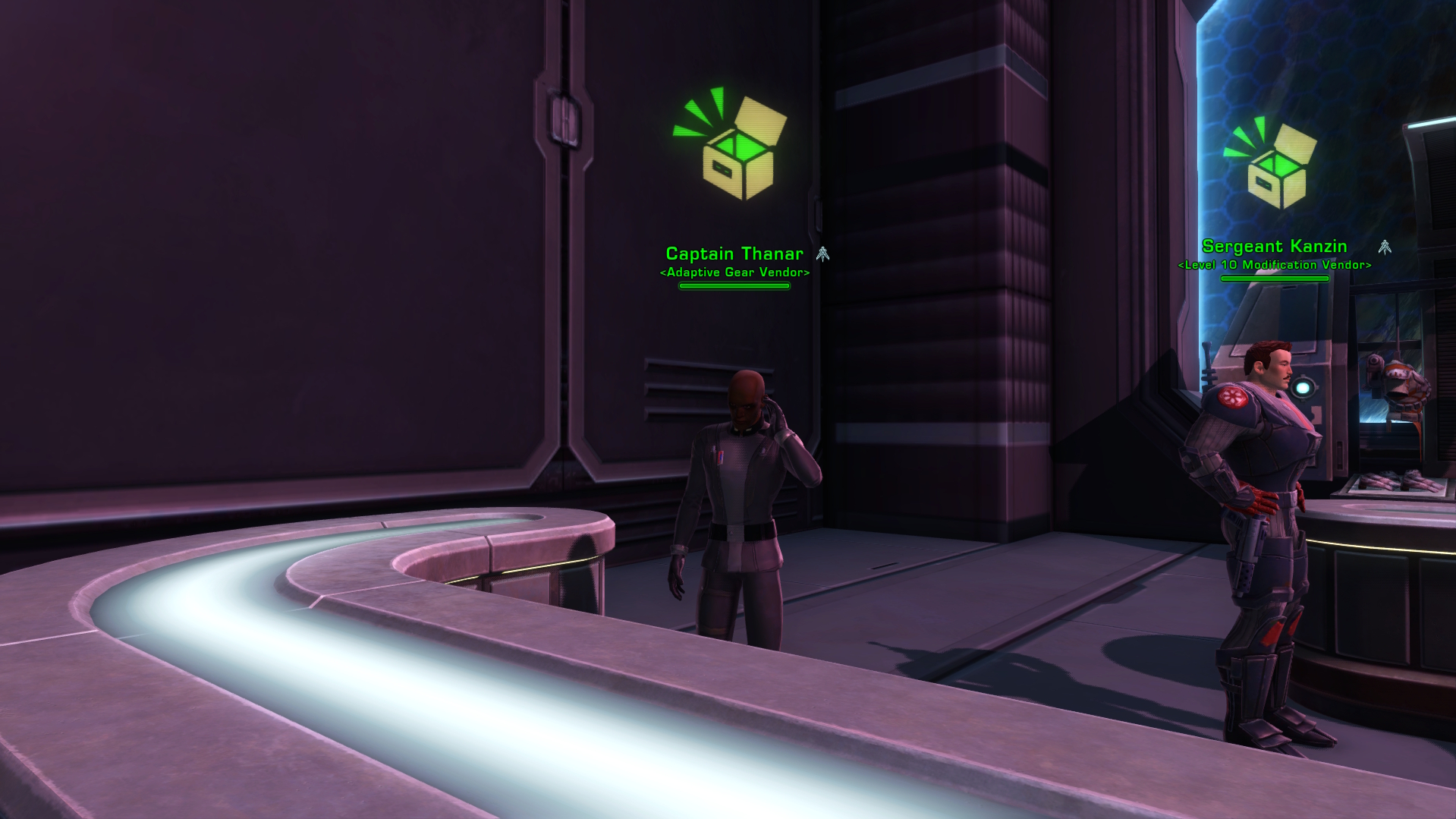 Location of the Adaptive Gear Vendor on the Fleet.