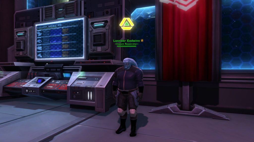 Location of the Implant Researcher on the Fleet.