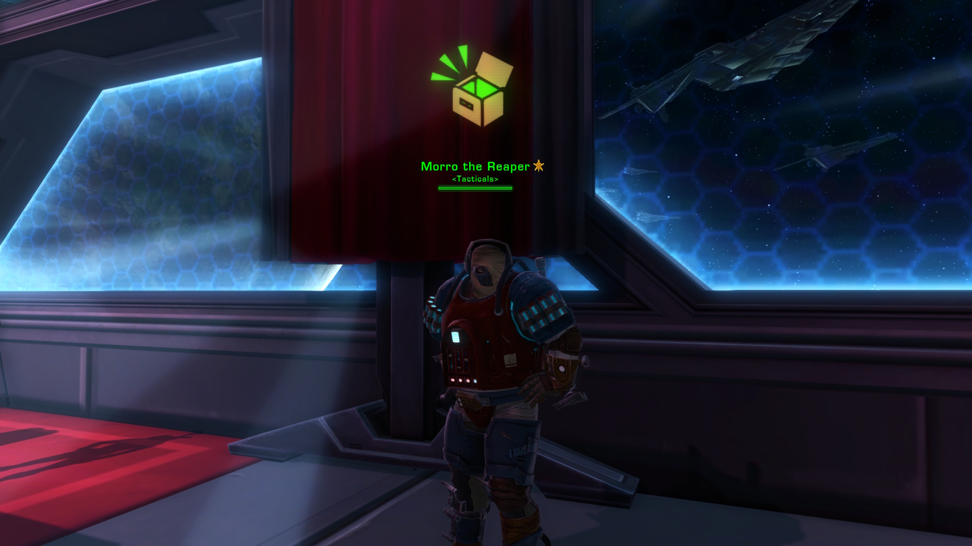 Location of the Tacticals vendor on the Fleet.